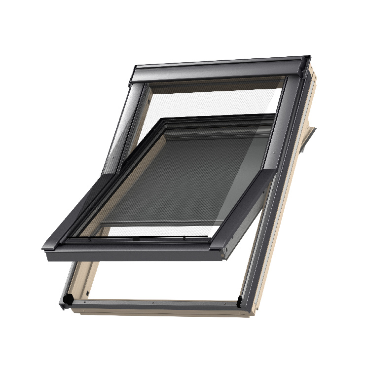 Jaluzea tip rulou opac VELUX, 55 x 78 cm, gri