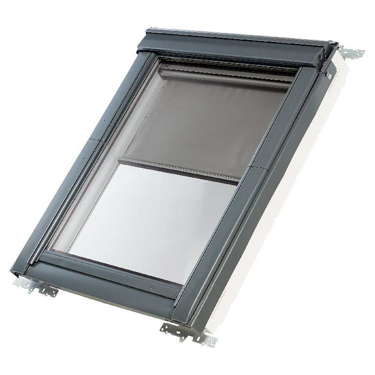 Roleta poliester Velux, 78 x 98 cm, gri