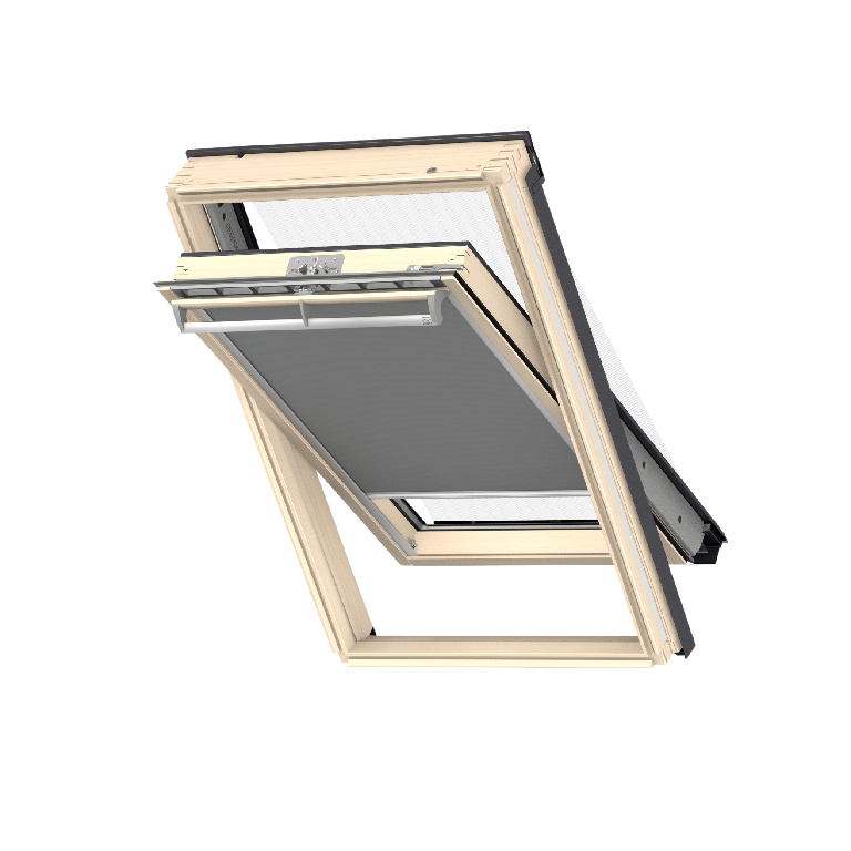 Roleta poliester Velux, 78 x 98 cm, gri