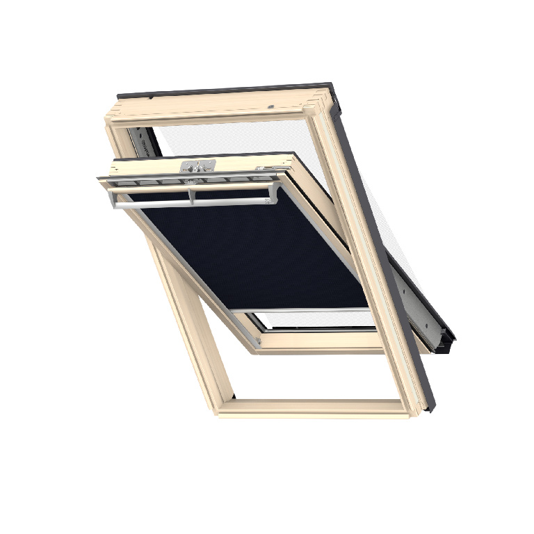 Roleta poliester, albastra, 78 x 98 cm  Velux