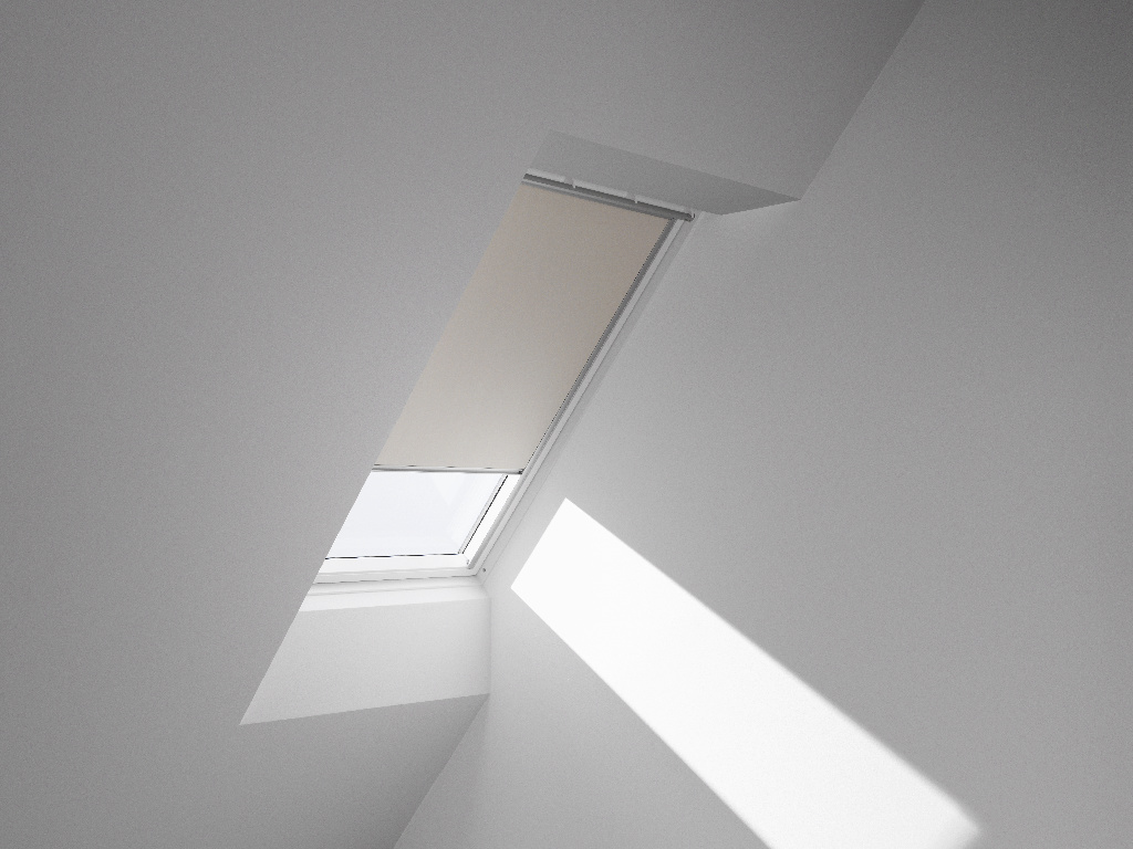 Roleta poliester, bej, 78 x 140 cm  Velux