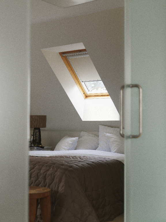 Roleta poliester, bej, 78 x 140 cm  Velux