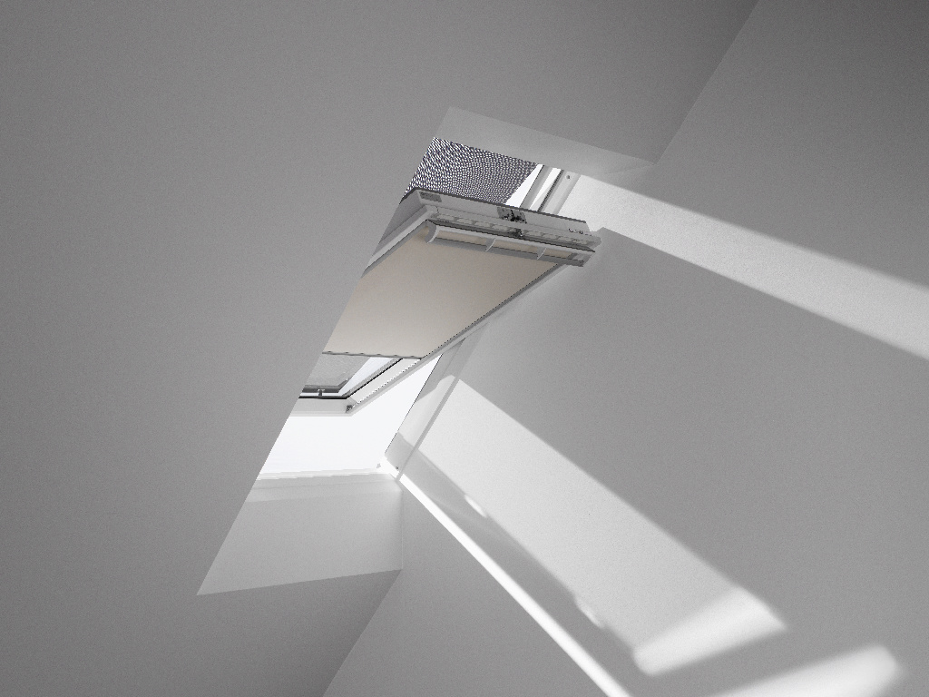 Roleta poliester, bej, 78 x 140 cm  Velux