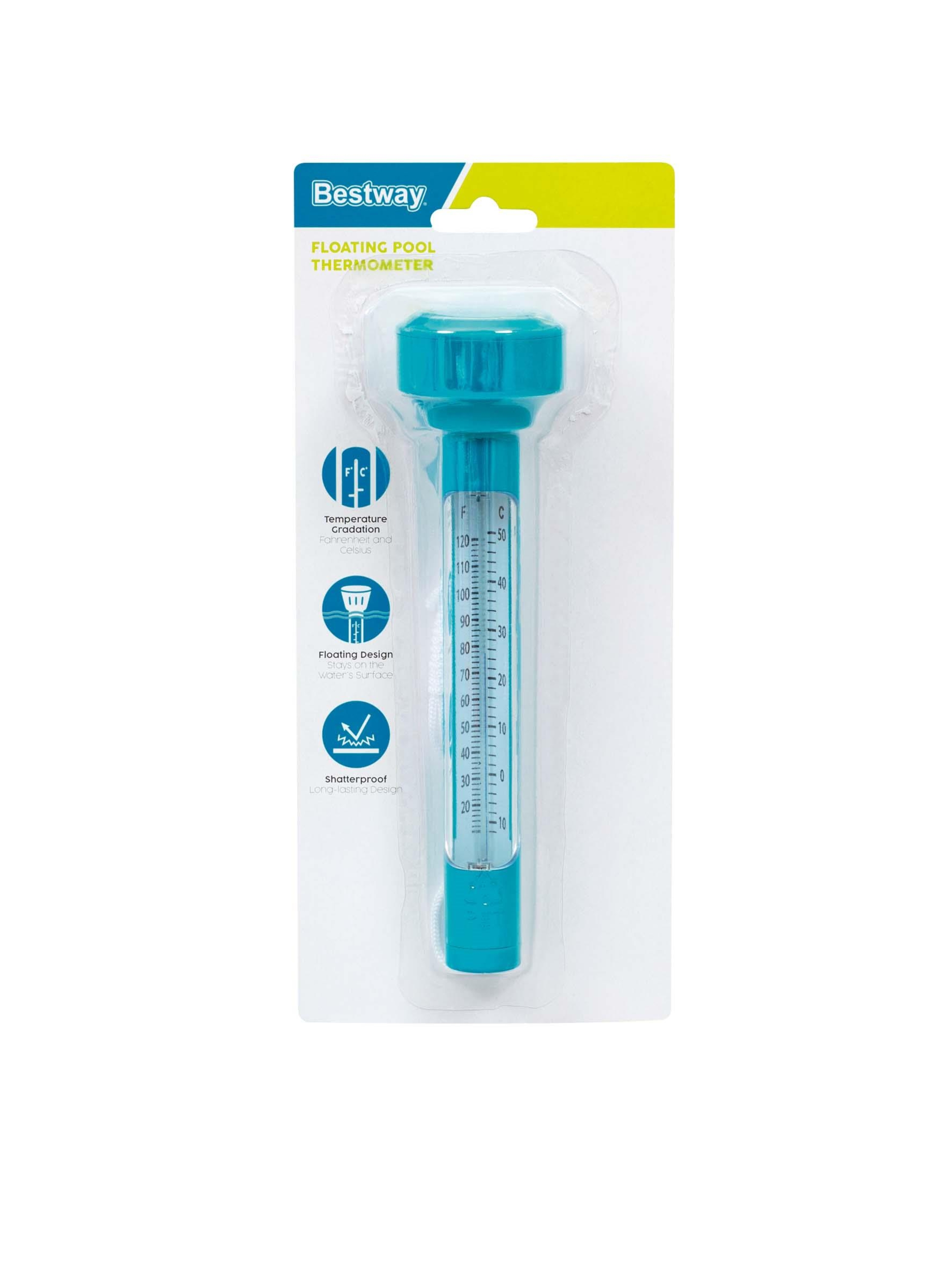 Termometru plutitor pentru piscina BESTWAY, 5x11x25 cm, turcoaz