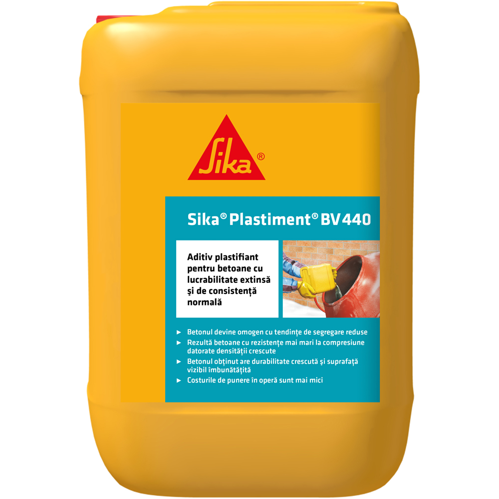 Aditiv plastifiant pentru beton Sika Plastiment BV-440, 5Kg