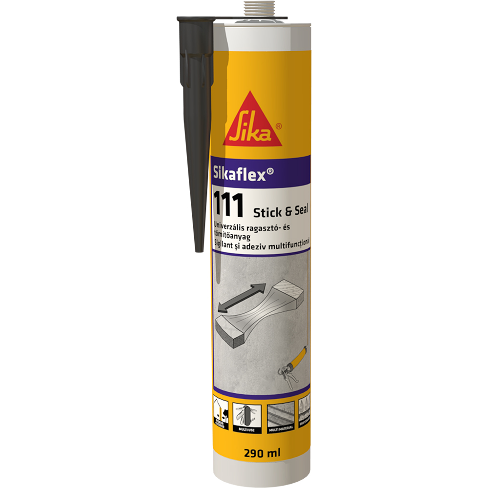 Adeziv universal SIKA Stick and Seal, 111 negru, 290ml