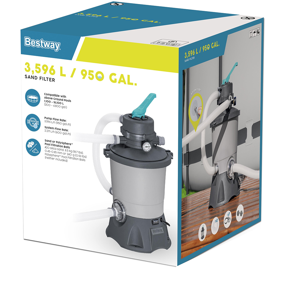 Sistem filtrare nisip BESTWAY, 3596 l/h