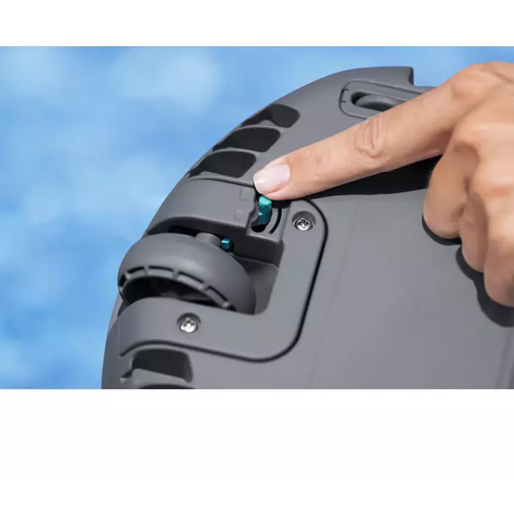 Robot curatare piscina BESTWAY Aquatronix G100, autonomie 30 de minute, curatare pana la 18 mp, gri
