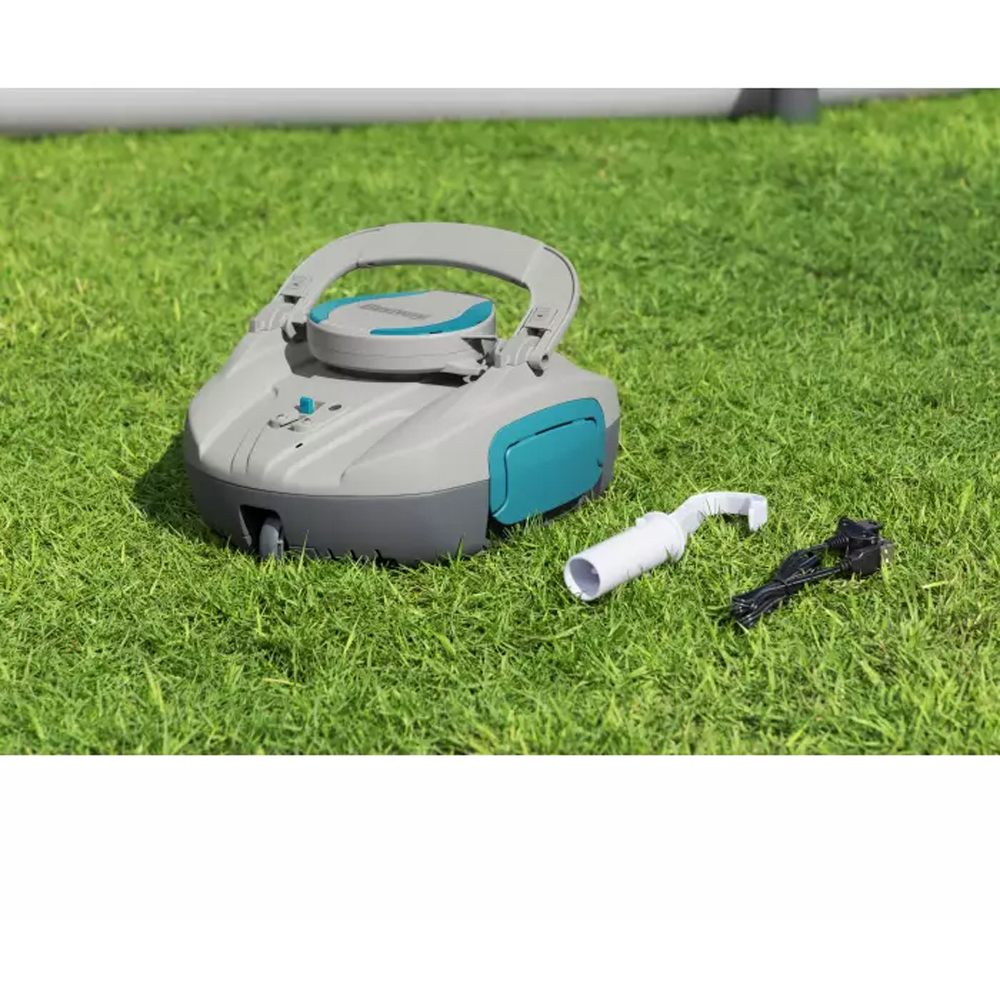 Robot curatare piscina BESTWAY Aquatronix G100, autonomie 30 de minute, curatare pana la 18 mp, gri