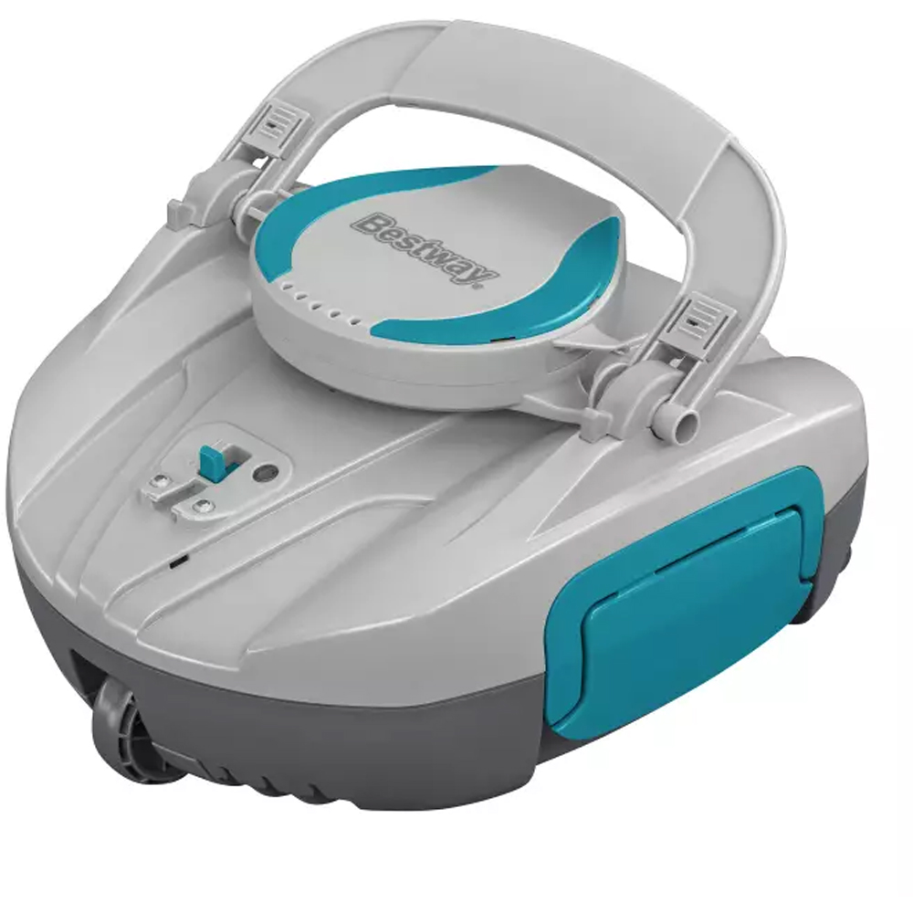 Robot curatare piscina BESTWAY Aquatronix G100, autonomie 30 de minute, curatare pana la 18 mp, gri