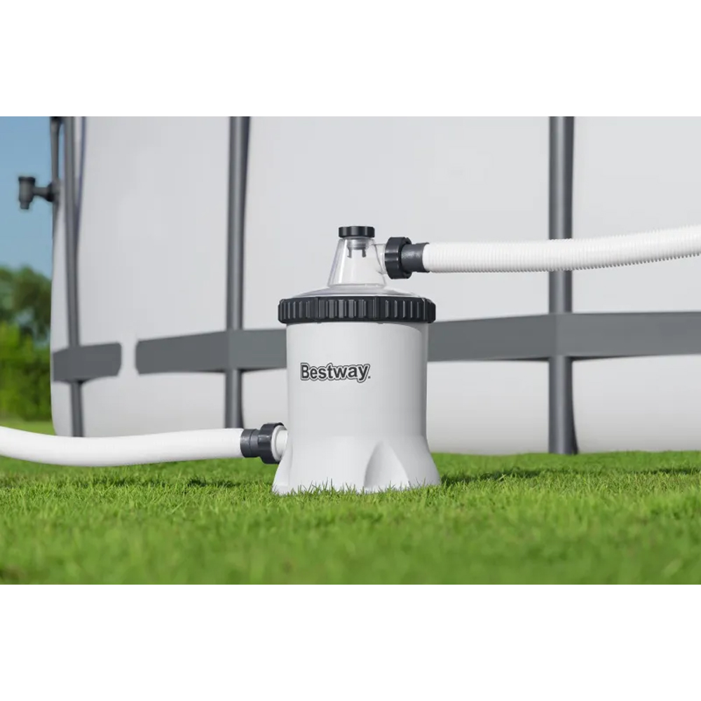 Pompa cu filtru BESTWAY Polysphere, 5678 L/h, gri