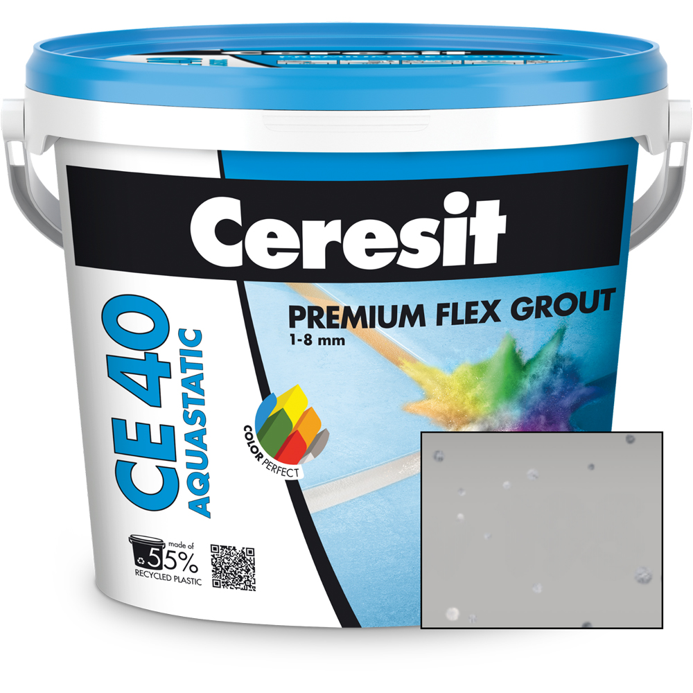 Chit de rosturi gresie si faianta CERESIT CE40, Ice Glow, interior/exterior, 5 kg