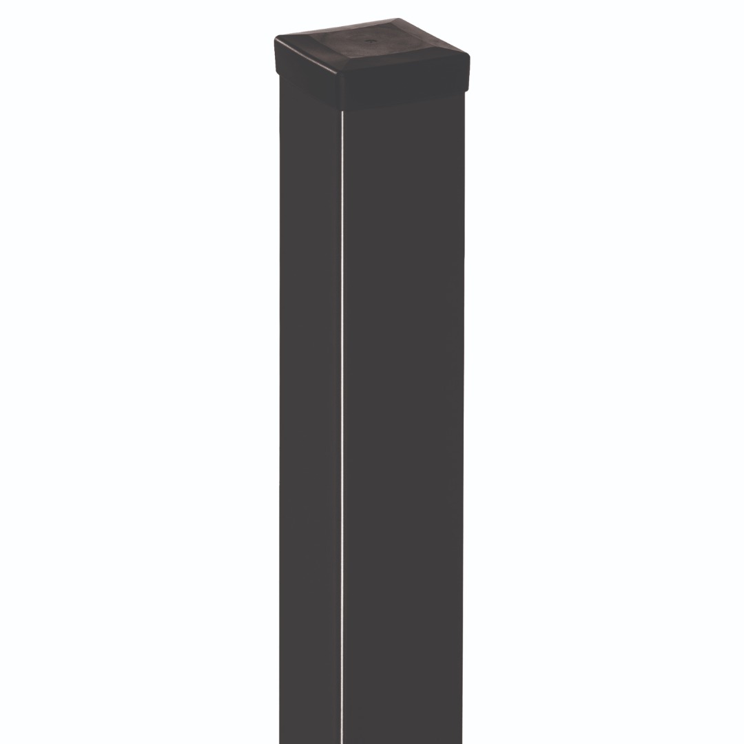 Stalp poarta, negru, 240 x 7 x 7 cm  Polbram