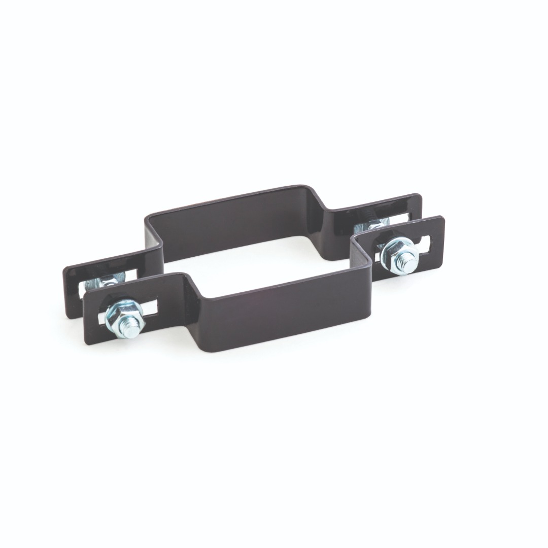 Clema prindere poarta, negru, 7 x 7 x 2.5 cm  Polbram
