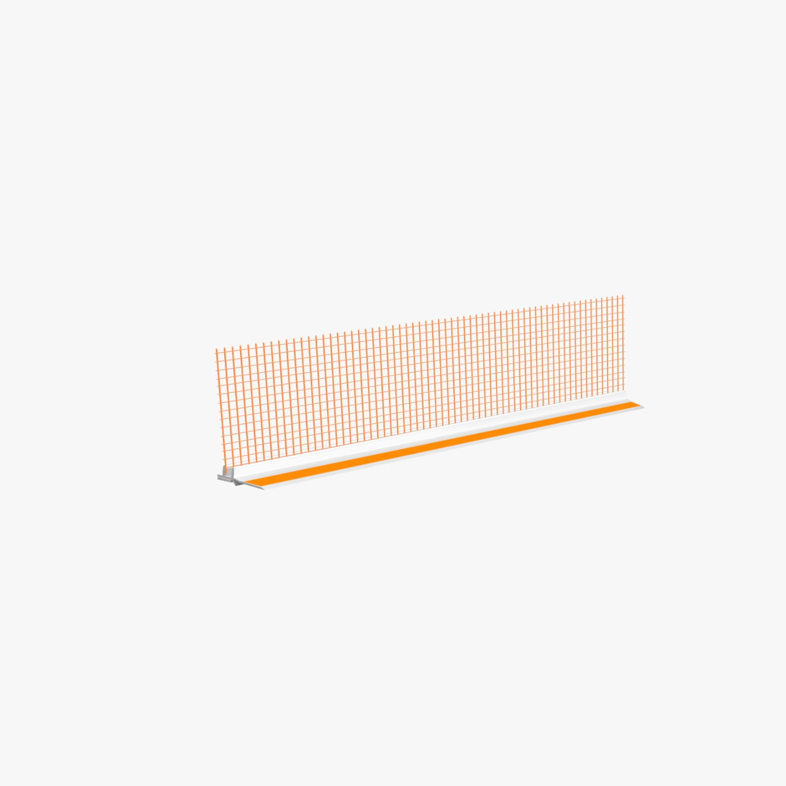 Profil PVC fereastra cu plasa 10 x 250 cm