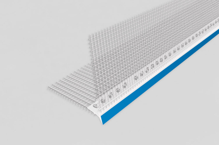Profil PVC picurator cu plasa 10 x 10 x 250 cm