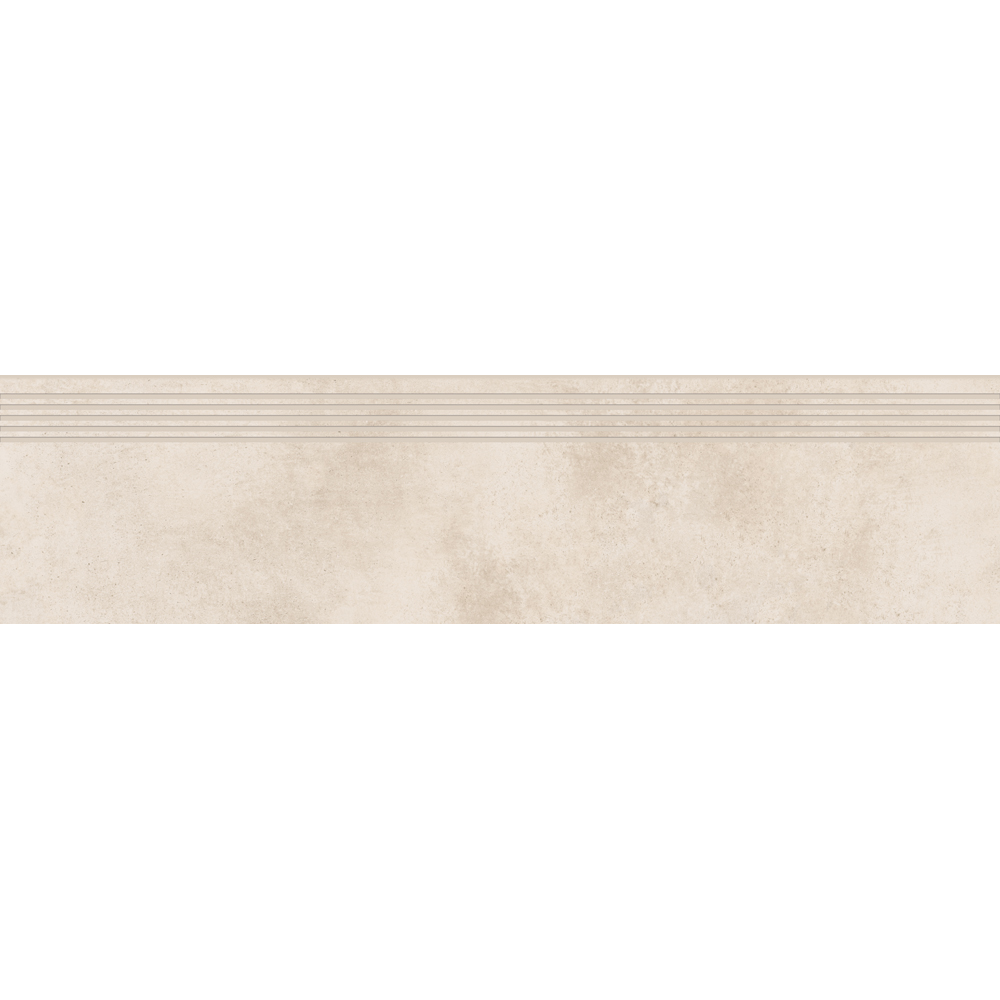 Gresie exterior/interior Cersanit Genford Concrete, 29.8 x 119.8 cm, 0.71 mp/cutie, crem