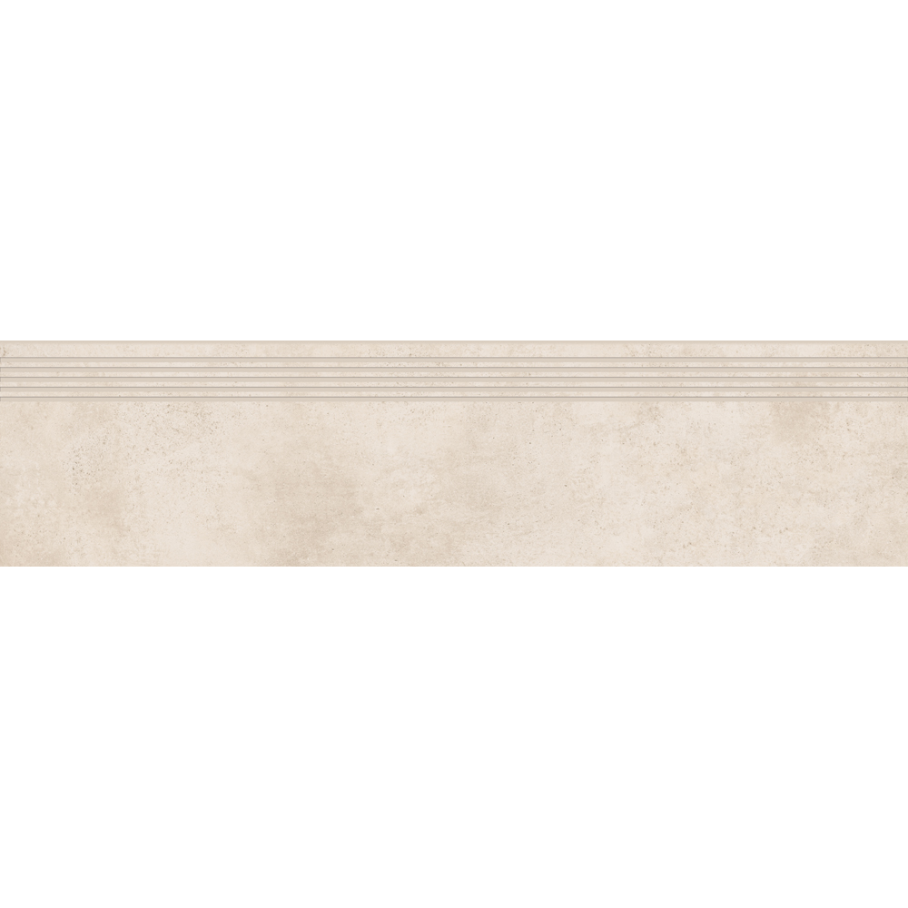 Gresie exterior/interior Cersanit Genford Concrete, 29.8 x 119.8 cm, 0.71 mp/cutie, crem