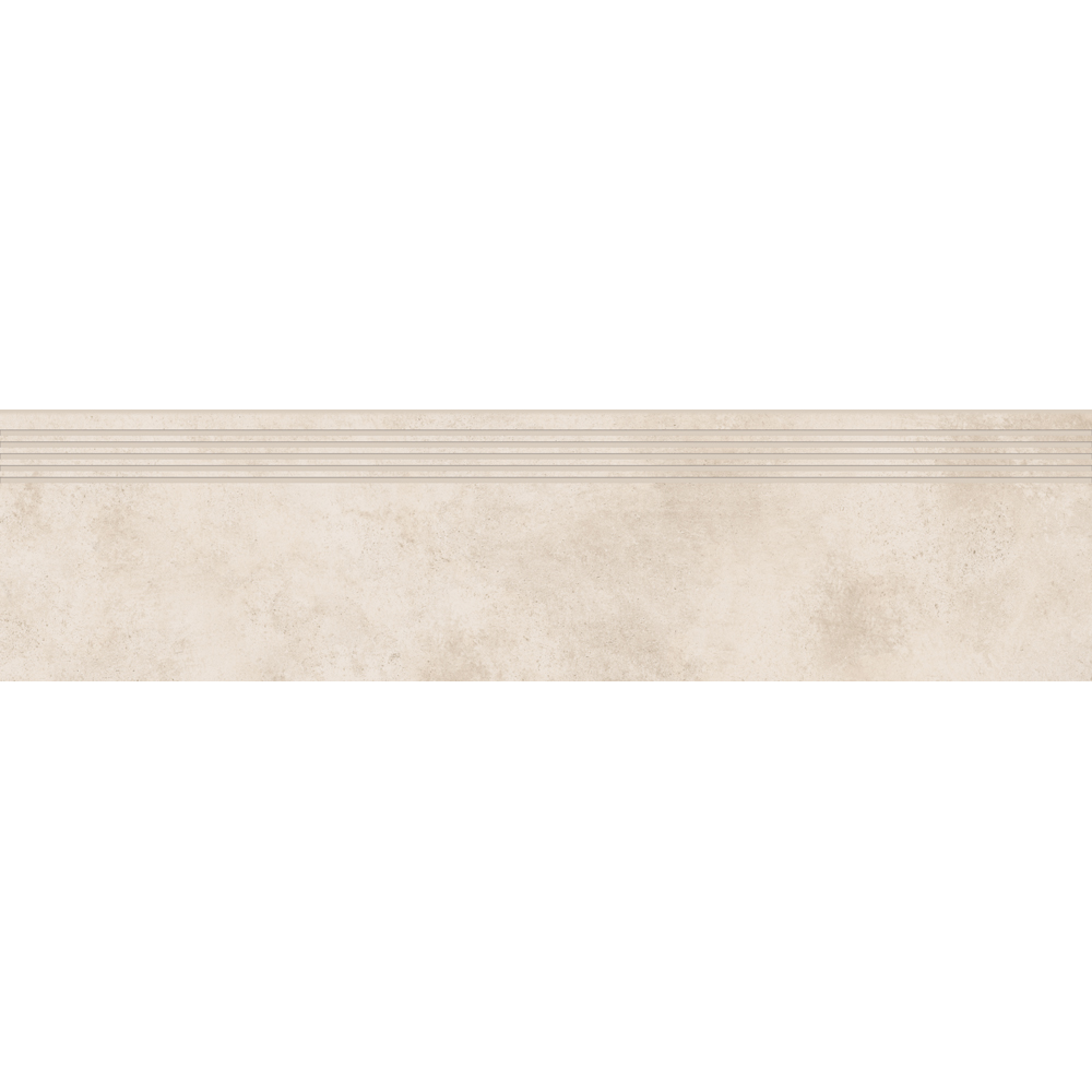 Gresie exterior/interior Cersanit Genford Concrete, 29.8 x 119.8 cm, 0.71 mp/cutie, crem