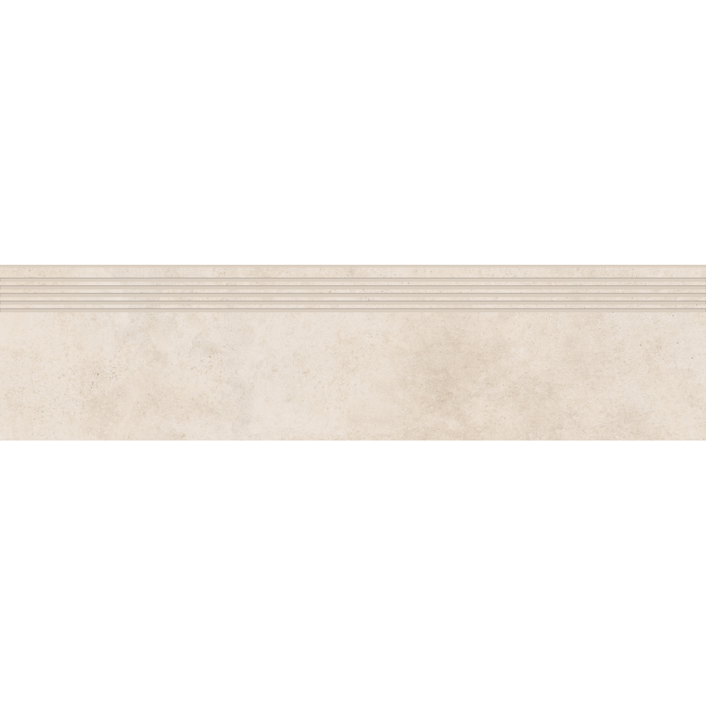 Gresie exterior/interior Cersanit Genford Concrete, 29.8 x 119.8 cm, 0.71 mp/cutie, crem