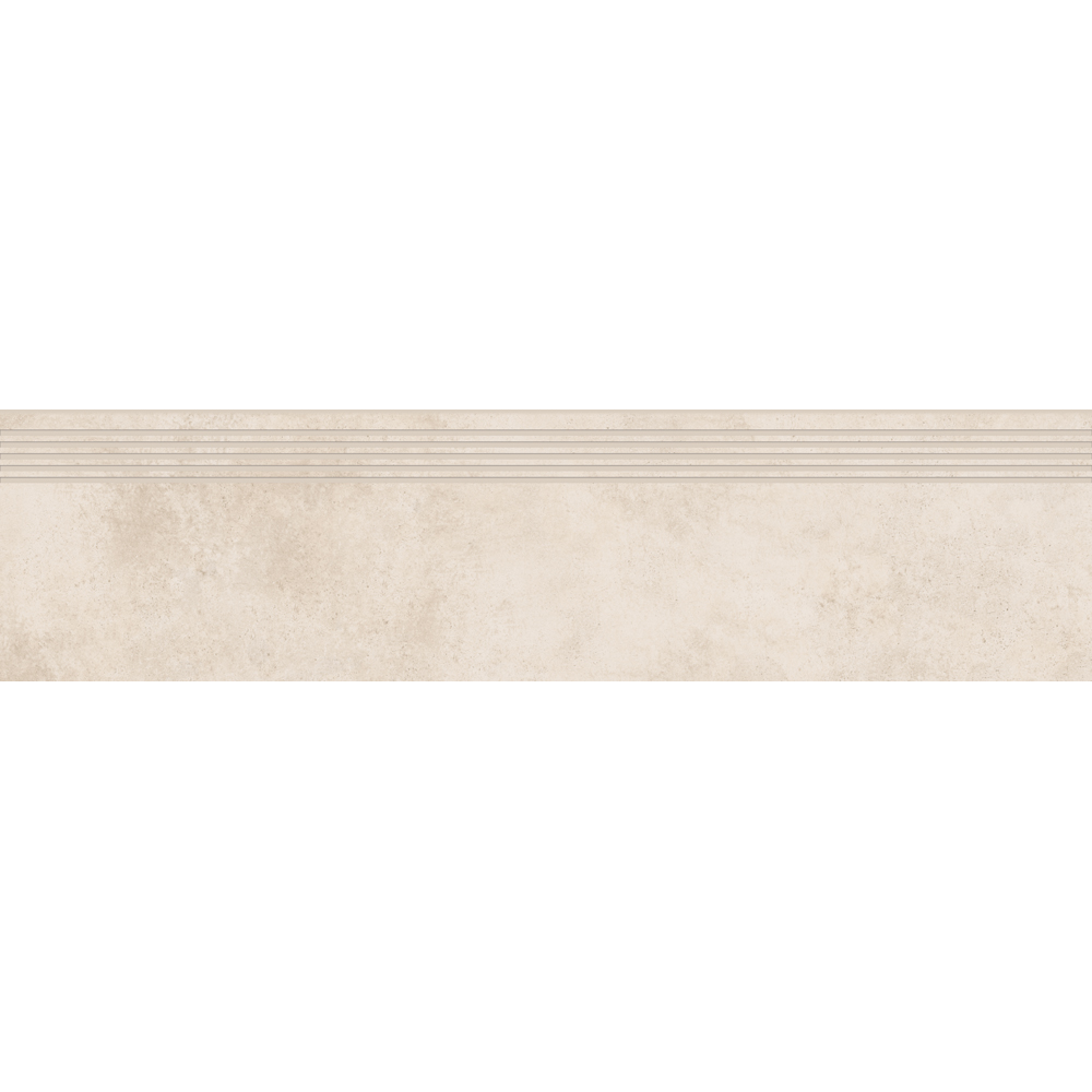 Gresie exterior/interior Cersanit Genford Concrete, 29.8 x 119.8 cm, 0.71 mp/cutie, crem