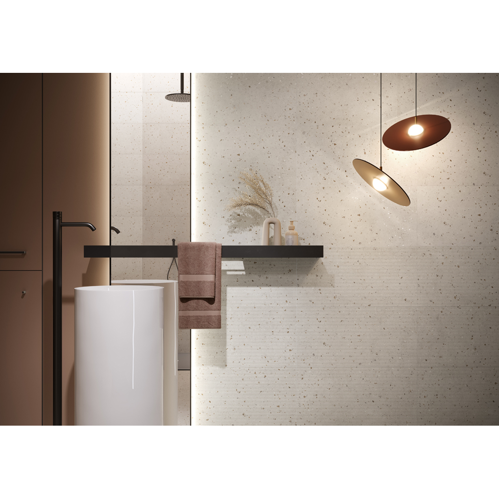 Fraianta interior Cersanit Posito Grys Concrete, 29.8 x 59.8 cm, 1.25 mp/cutie, gri