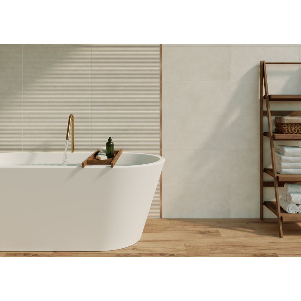 Fraianta interior Cersanit Triana Concrete, 29.8 x 59.8, cm, 1.25 mp/cutie, bej