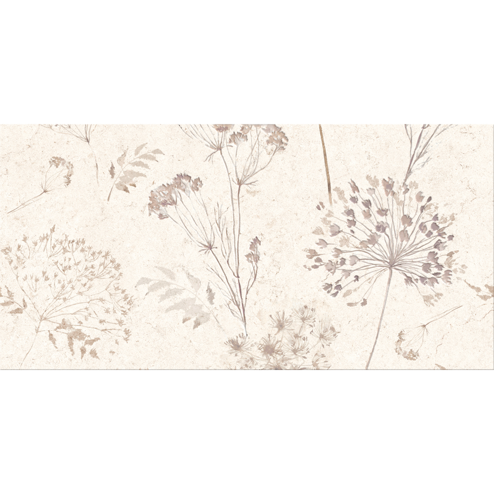 Fraianta interior Cersanit Fanti Motive, 59.6 x 59.8 cm, 0.36 mp/cutie, crem
