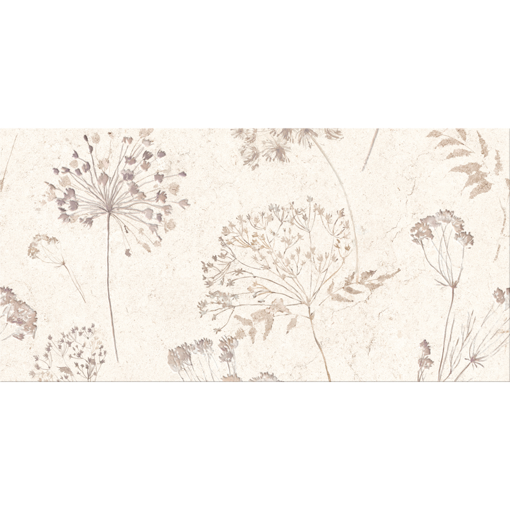 Fraianta interior Cersanit Fanti Motive, 59.6 x 59.8 cm, 0.36 mp/cutie, crem