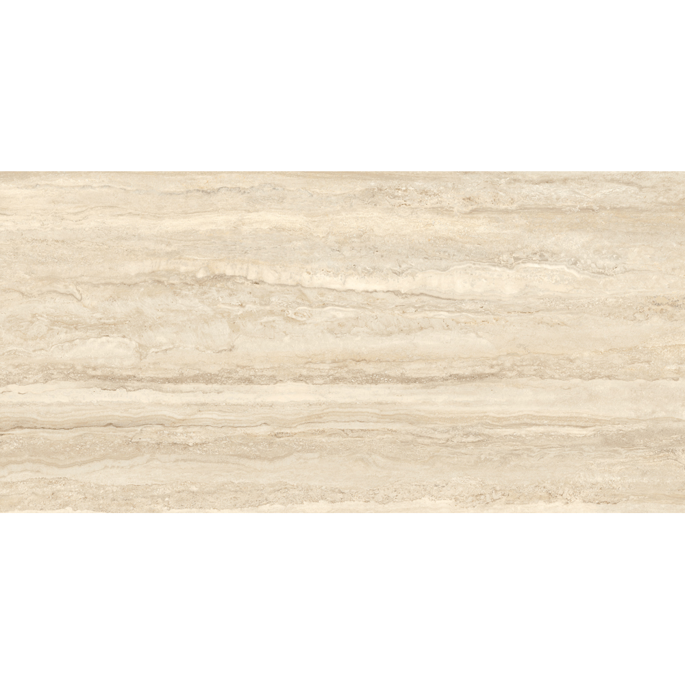 Gresie interior/exterior Cersanit Travertin Soul, 120 x 60 cm, 1.43 mp/cutie, bej