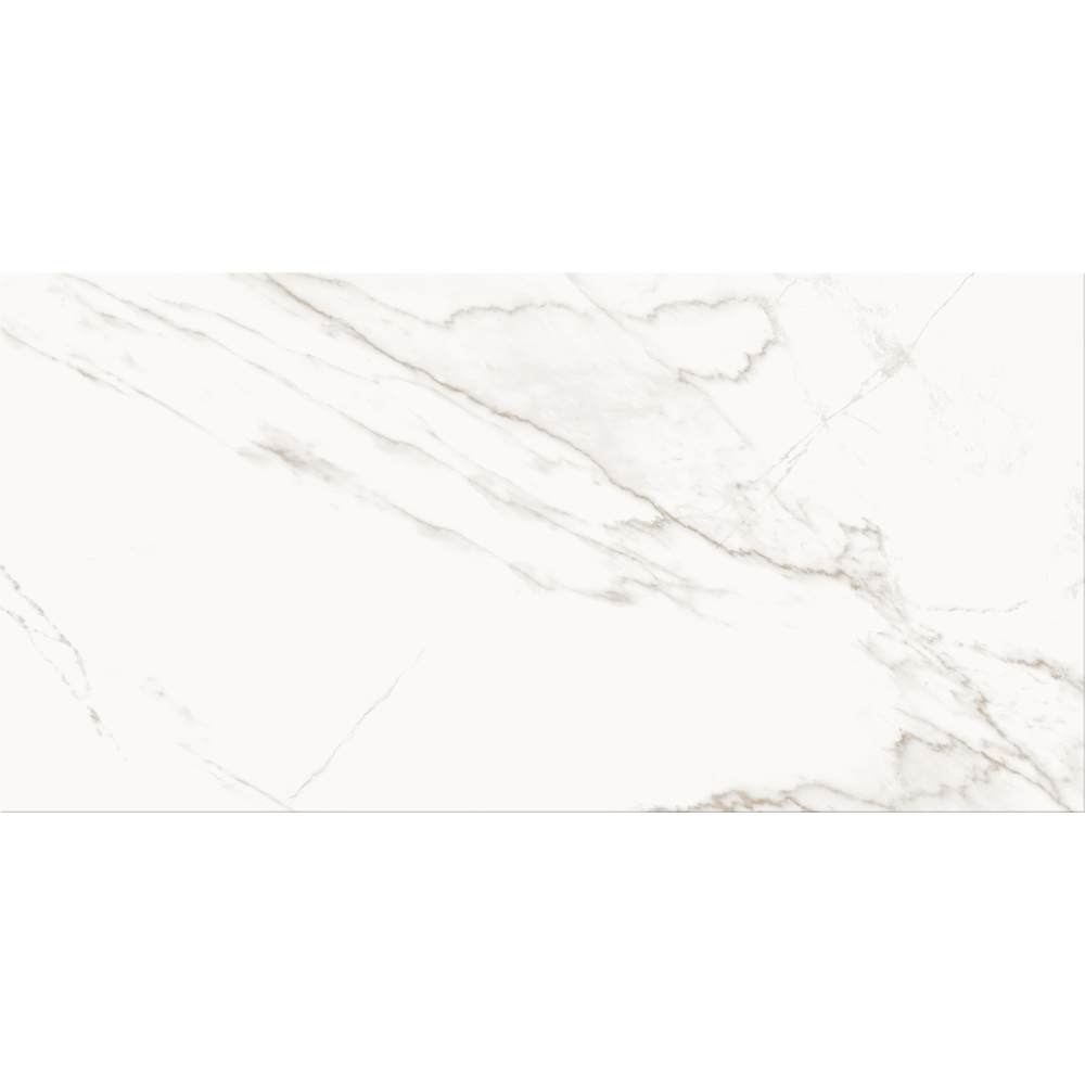 Fraianta interior Cersanit Stay Classy White Glossy Stone, 29.8 x 59.8 cm, 1.25 mp/cutie, alb