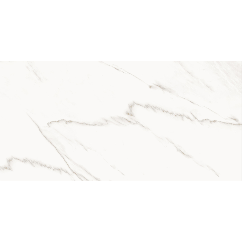 Fraianta interior Cersanit Stay Classy White Glossy Stone, 29.8 x 59.8 cm, 1.25 mp/cutie, alb