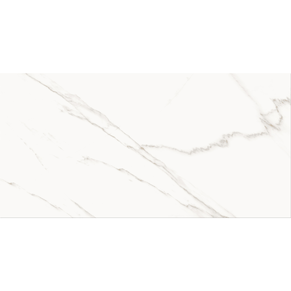 Fraianta interior Cersanit Stay Classy White Glossy Stone, 29.8 x 59.8 cm, 1.25 mp/cutie, alb