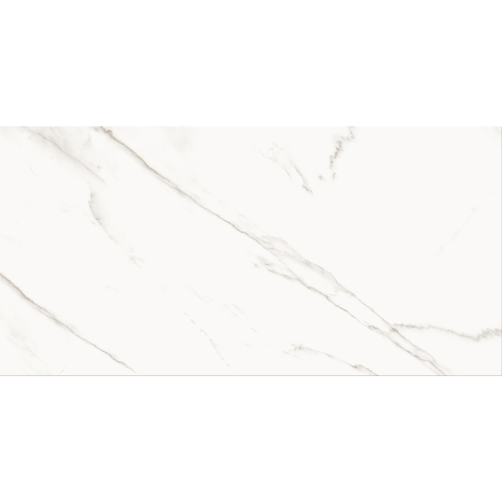 Fraianta interior Cersanit Stay Classy White Glossy Stone, 29.8 x 59.8 cm, 1.25 mp/cutie, alb