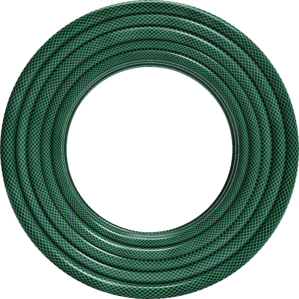 Furtun gradina Economic, 19 x 1.8 mm, verde