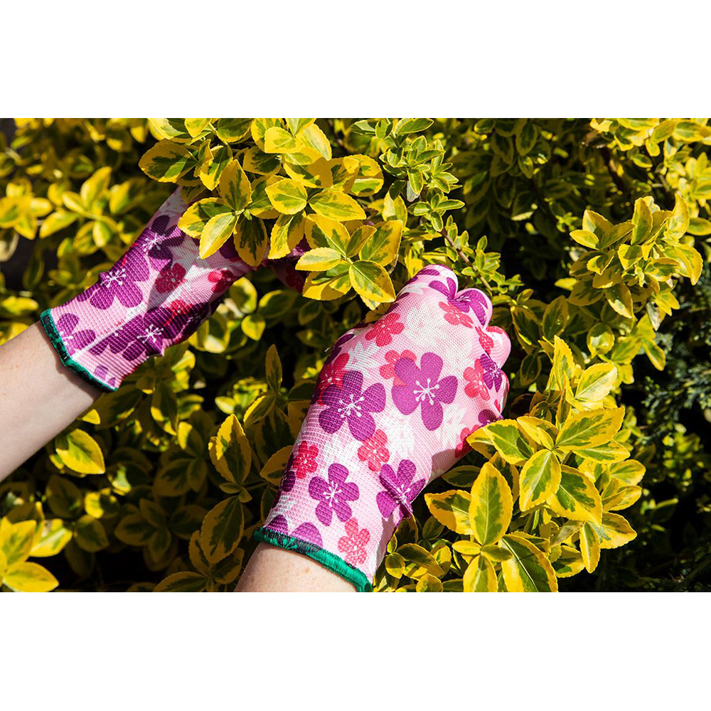 Manusi de protectie NEO TOOLS Floral, poliester, marimea 9