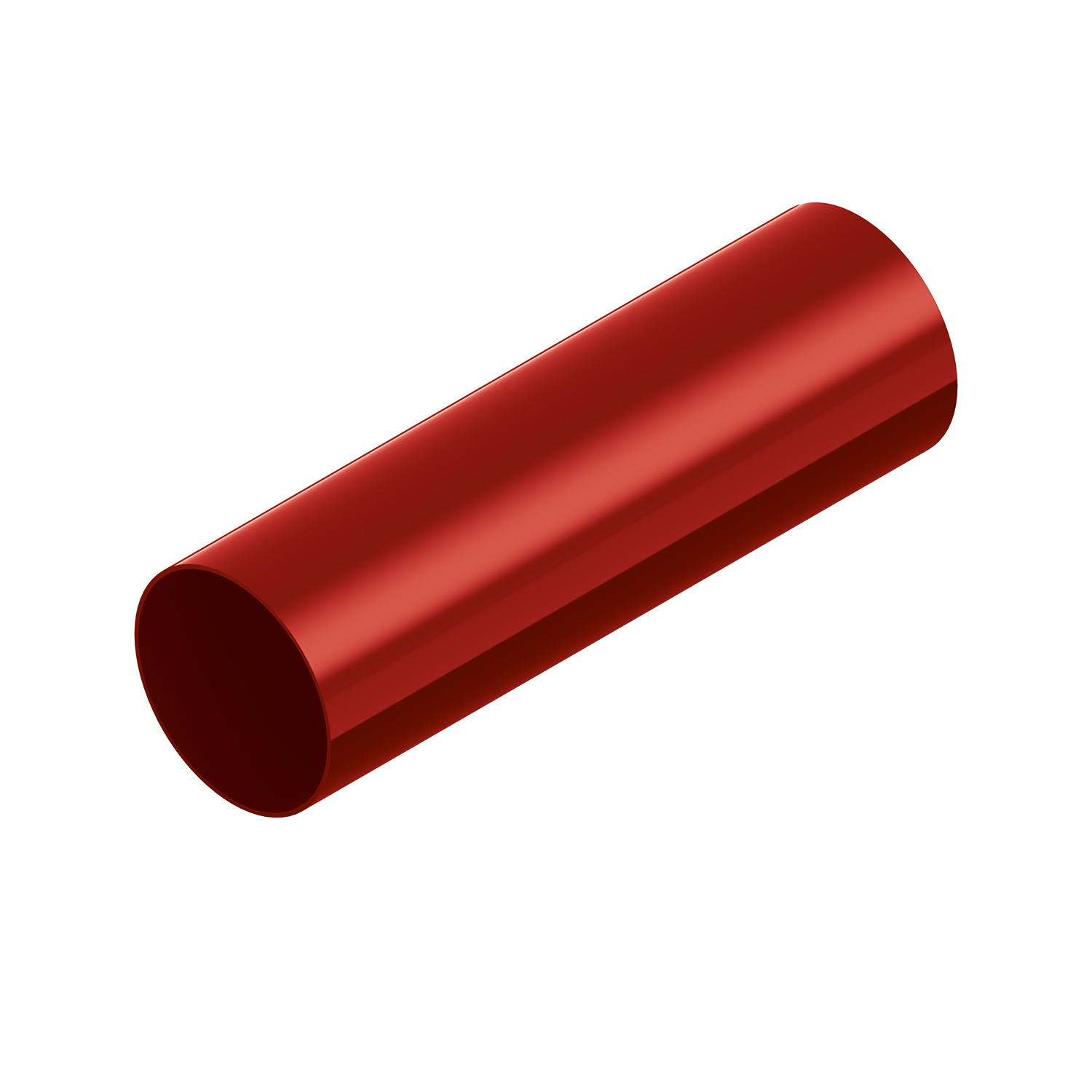 Burlan 3m PVC rosu d80mm