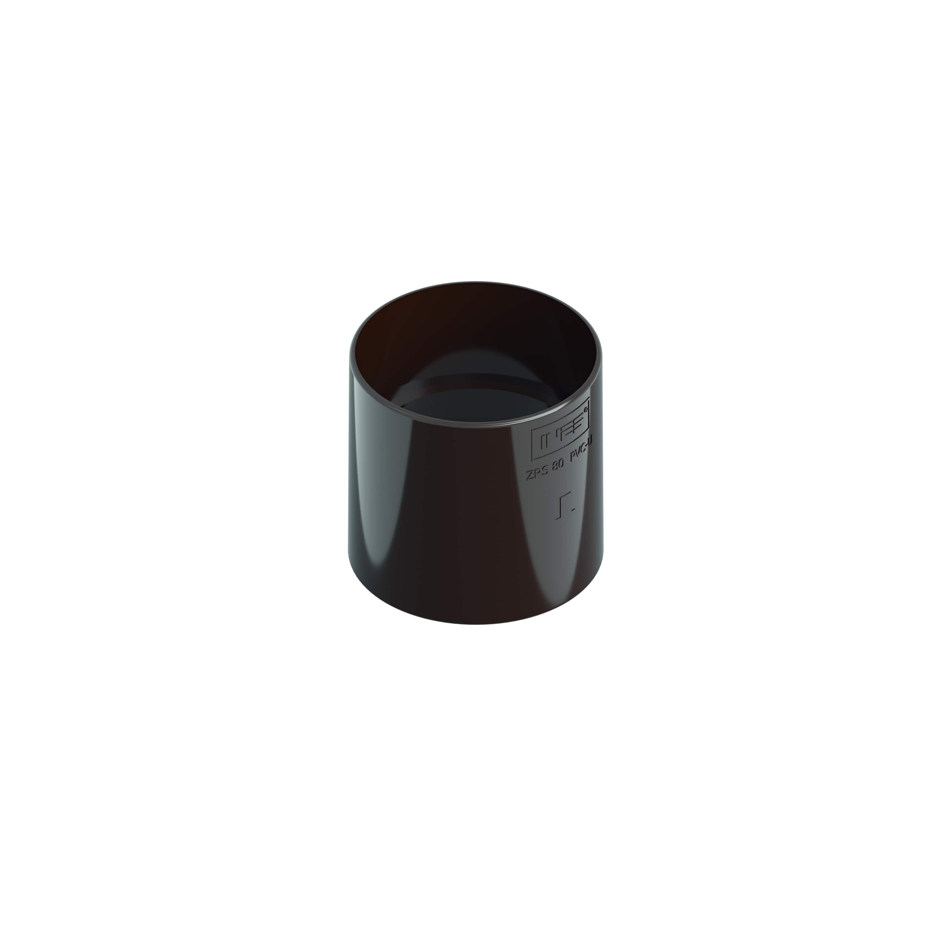Mufa burlan PVC maro d80mm