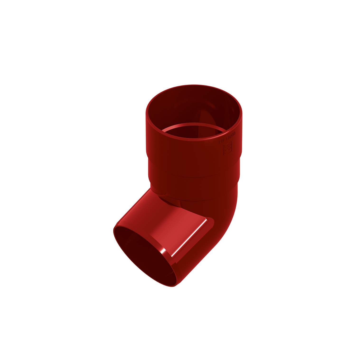 Cot PVC, imbinare burlane jgheaburi, maro, 80 mm, 17 cm, 67.5 gr Bravo
