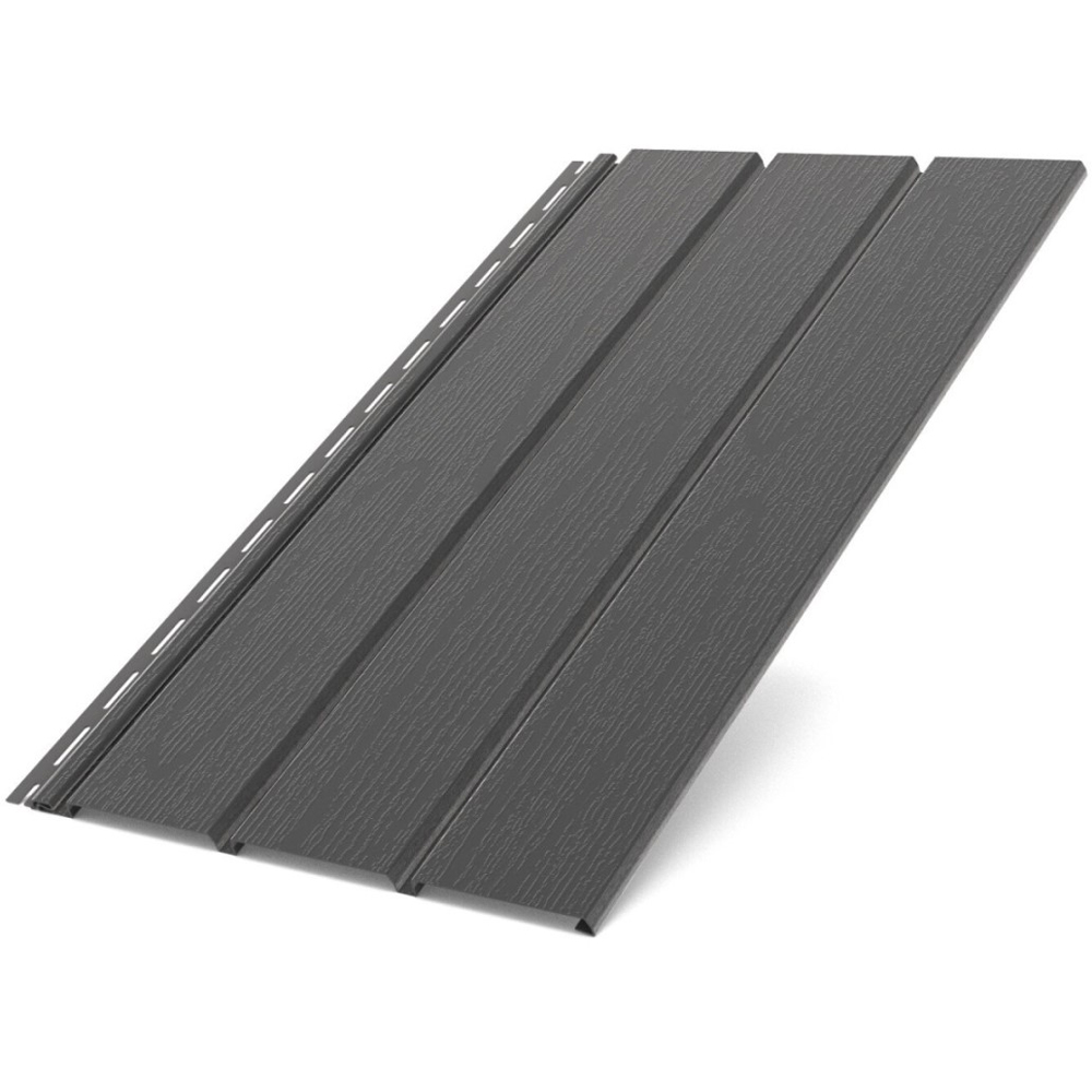 Lambriu PVC / Sageac drept SMART, 300 x 34 cm, grafit (RAL 7021)