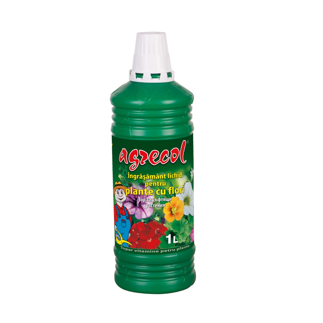 Ingrasamant lichid pentru plante cu flori, 1 L  Agrecol