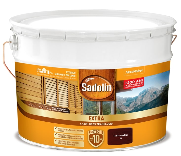 Lazura pentru lemn, palisandru, 10 l Sadolin