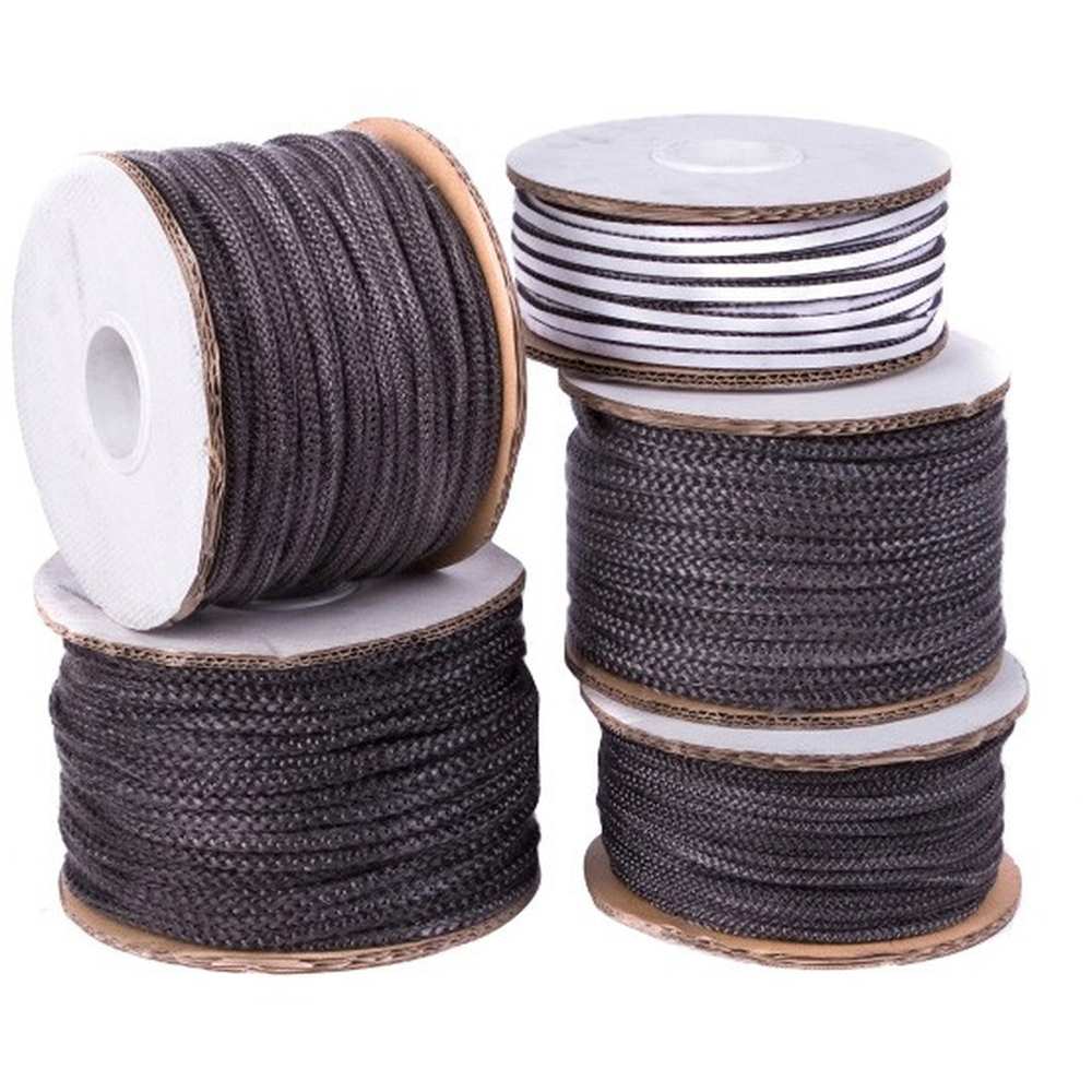 Snur termorezistent pentru semineu, D 6 mm, L 50 m, 750C