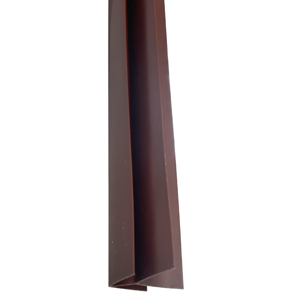Profil colt exterior pentru lambriu, PVC, 2.7 m, 5 bucati, mahon