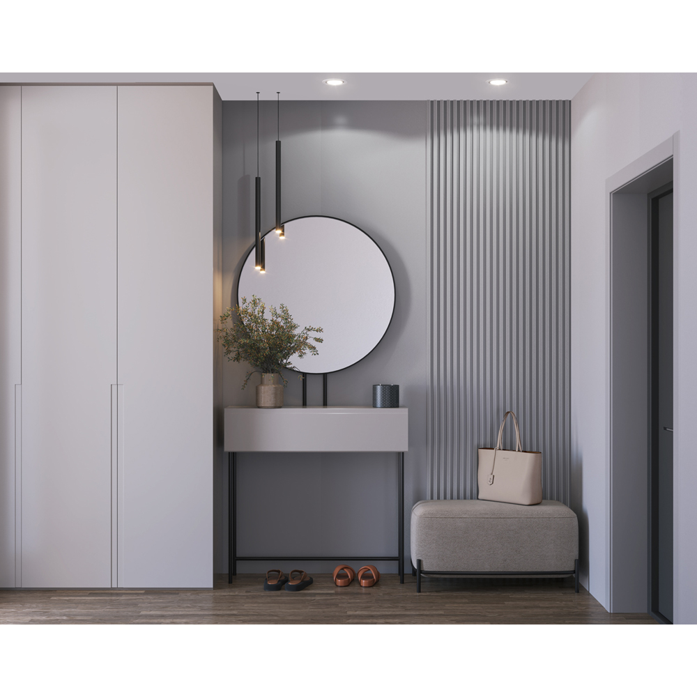 Panou decorativ Mesh Touch XL, MPC, 60 x 265 cm, gri