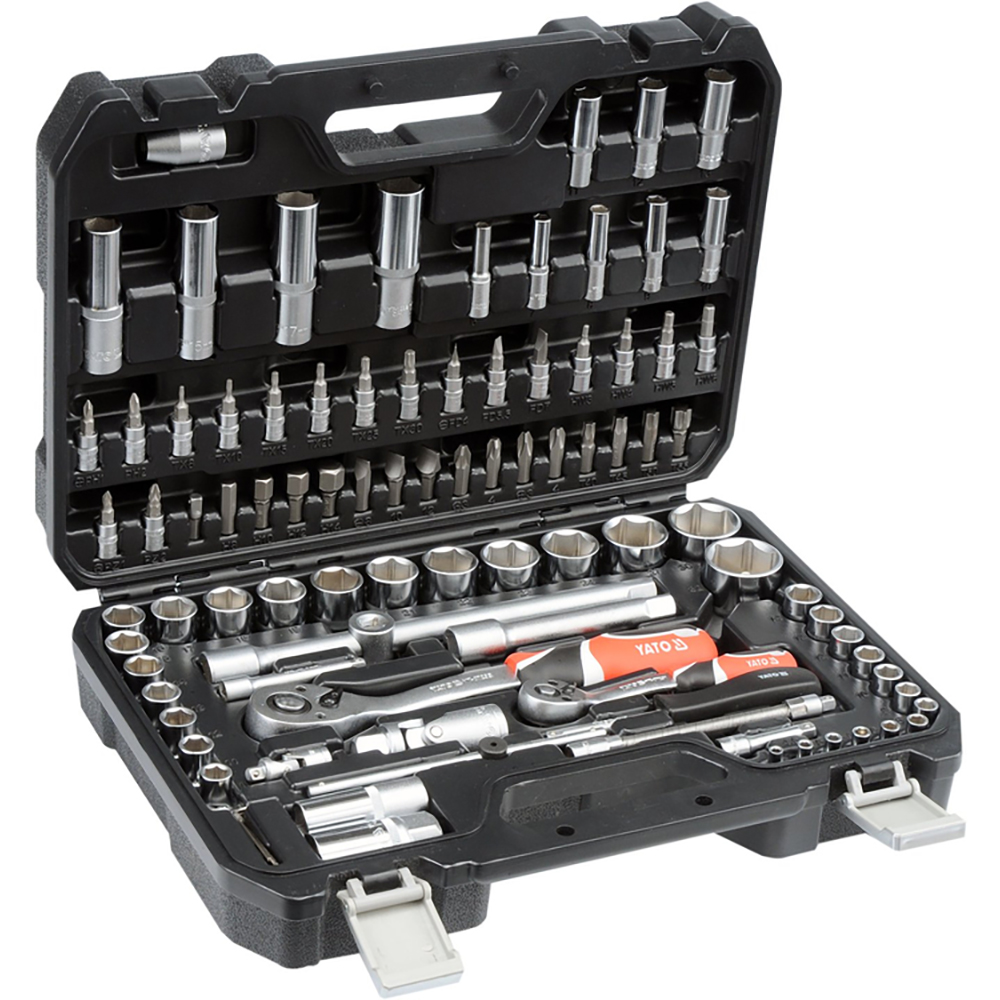 Trusa tubulare YATO YT-12681, 1/2''-1/4'', 94 piese
