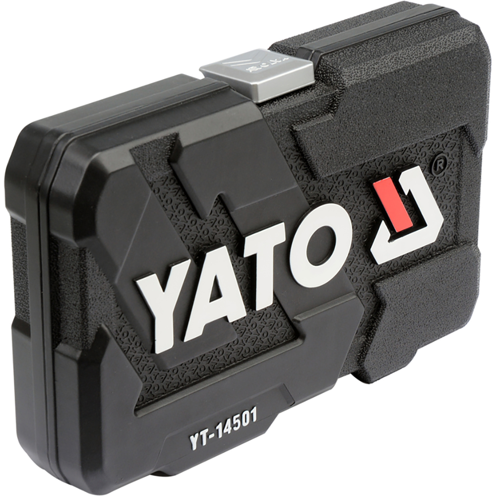 Trusa tubulare YATO YT-14501, 1/4'', 56 piese