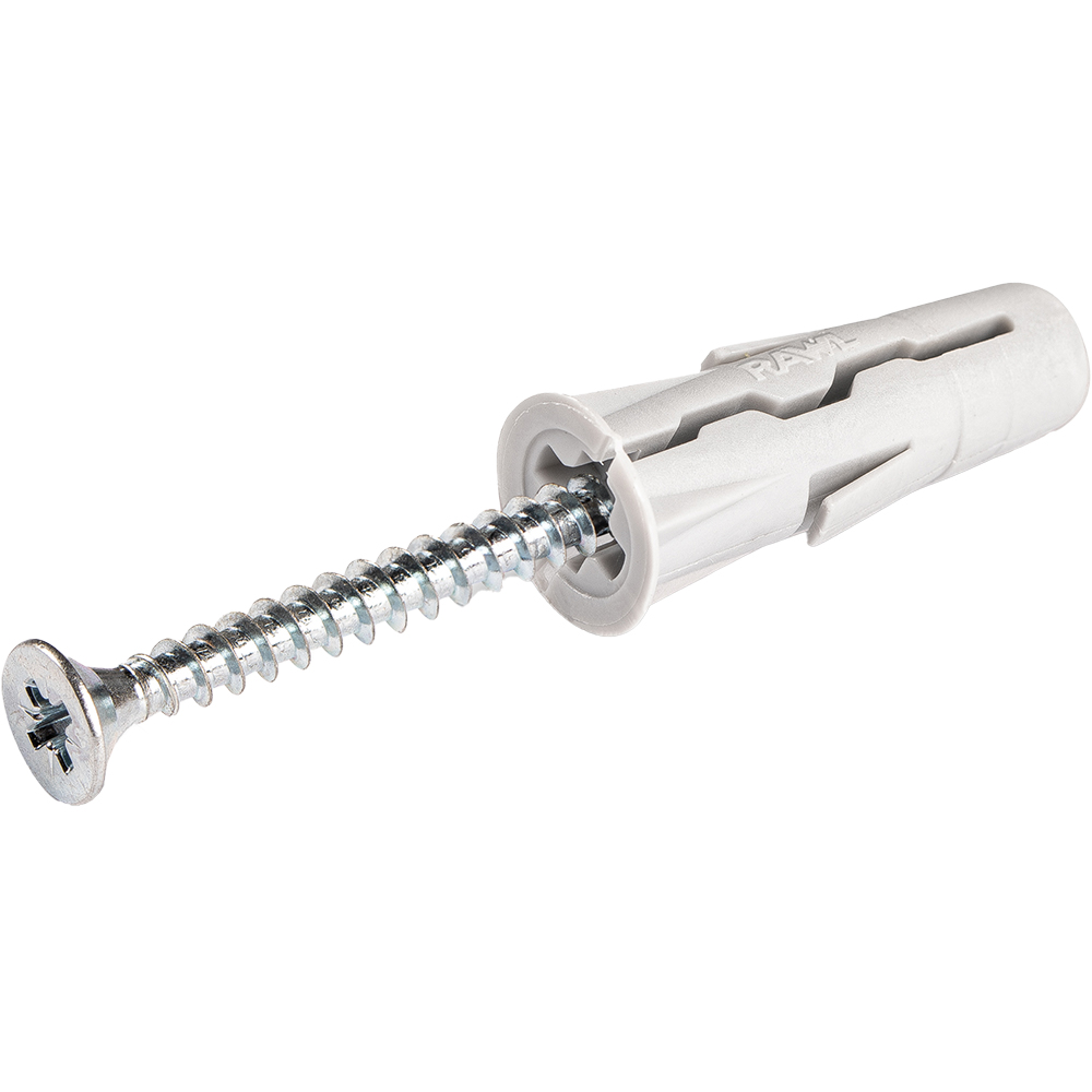 Diblu universal RAWLPLUG Uno, surub, 10.0x36 mm, 15 buc