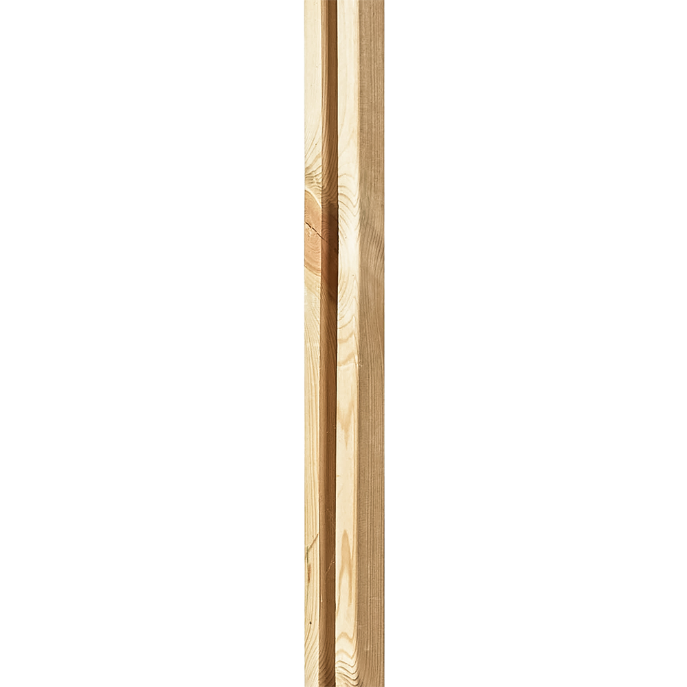 Stalp Blooma Neva, 180 x 7 x 3.5 cm, lemn, maro