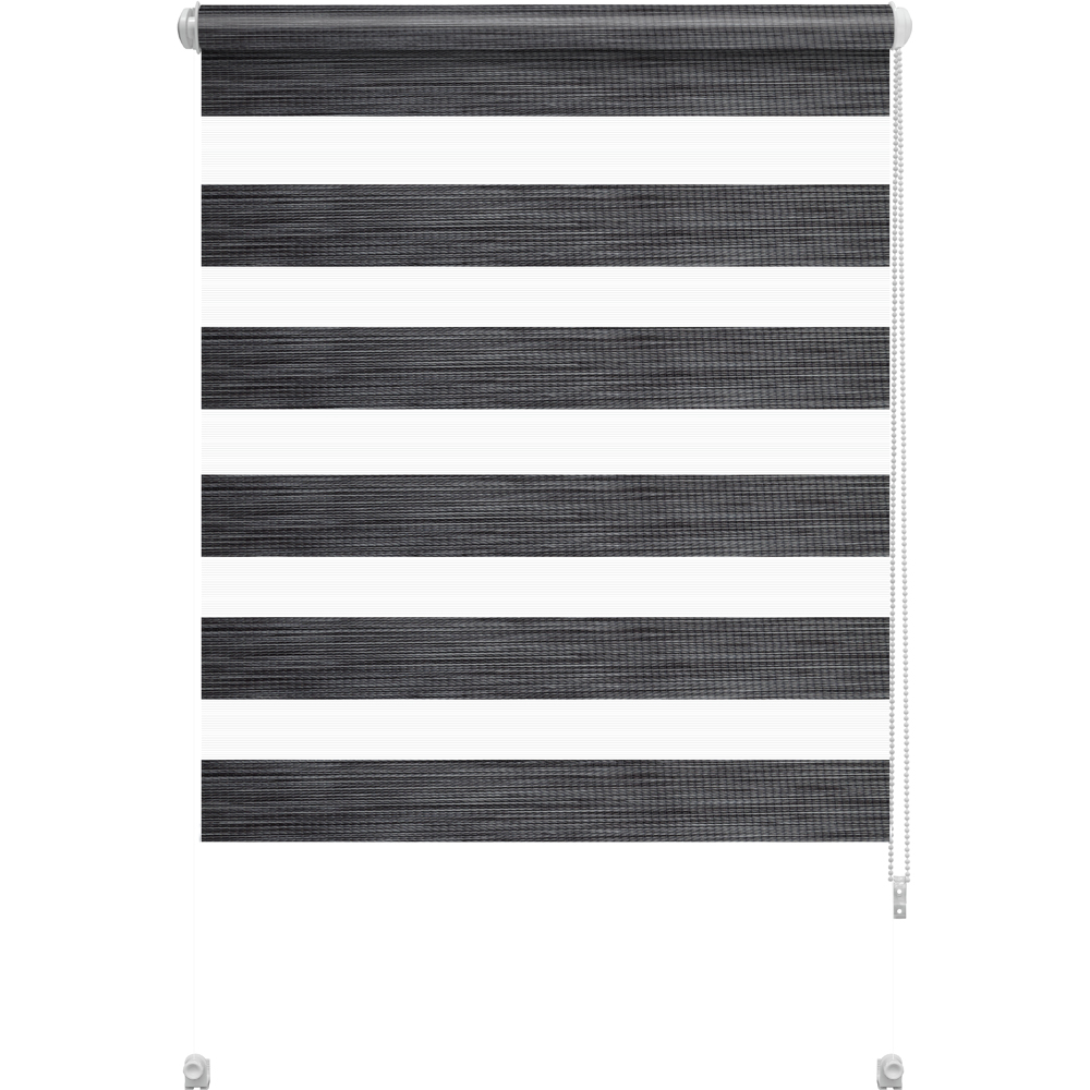 Rulou GARDINIA Smart D&N, semiopac, poliester, 64 x 140 cm, gri inchis